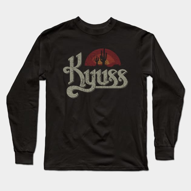 Vintage Kyuss Sunset 1987 Long Sleeve T-Shirt by Jazz In The Gardens